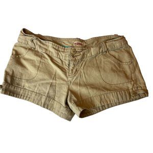 Mossimo Supply Co Womens Chino Shorts VN3578628 100% Cotton Solid Khaki Size 5